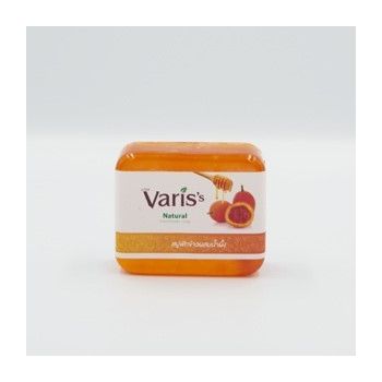 สบู่ก้อนสมุนไพร Varis's soap สบู่ฟักข้าวน้ำผึ้ง