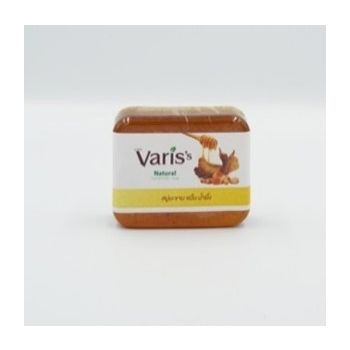 สบู่ก้อนสมุนไพร Varis's soap สบู่มะขาม ขมิ้น น้ำผึ้ง