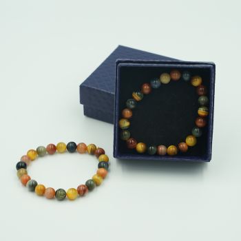 ไทเกอร์อายหรือพลอยตาเสือ 3 สี (3 Color Tiger’s Eye)