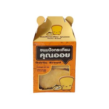ขนมปังกระเทียม รสกระเทียม แบบกล่องกระดาษ