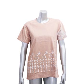 เสื้อจากสีธรรมชาติ สีจากใบกาแฟ ขนาด S,M