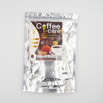 Coffee T-care กาแฟผสมเห็ดหลินจือเข้มข้นผสมถั่วขาวและคอลลาเจน